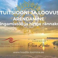 Intuitsiooni ja loovuse arendamine. Registreerumise ettemaks.